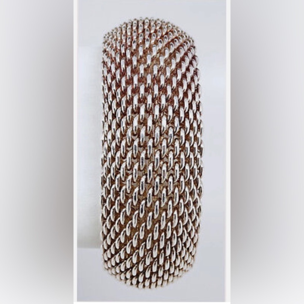 Tiffany & Co. Wide Somerset Mesh Bracelet - Picture 3 of 5